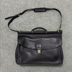 Vintage Coach Beekman Leather Messenger Briefcase Bag F13-5266